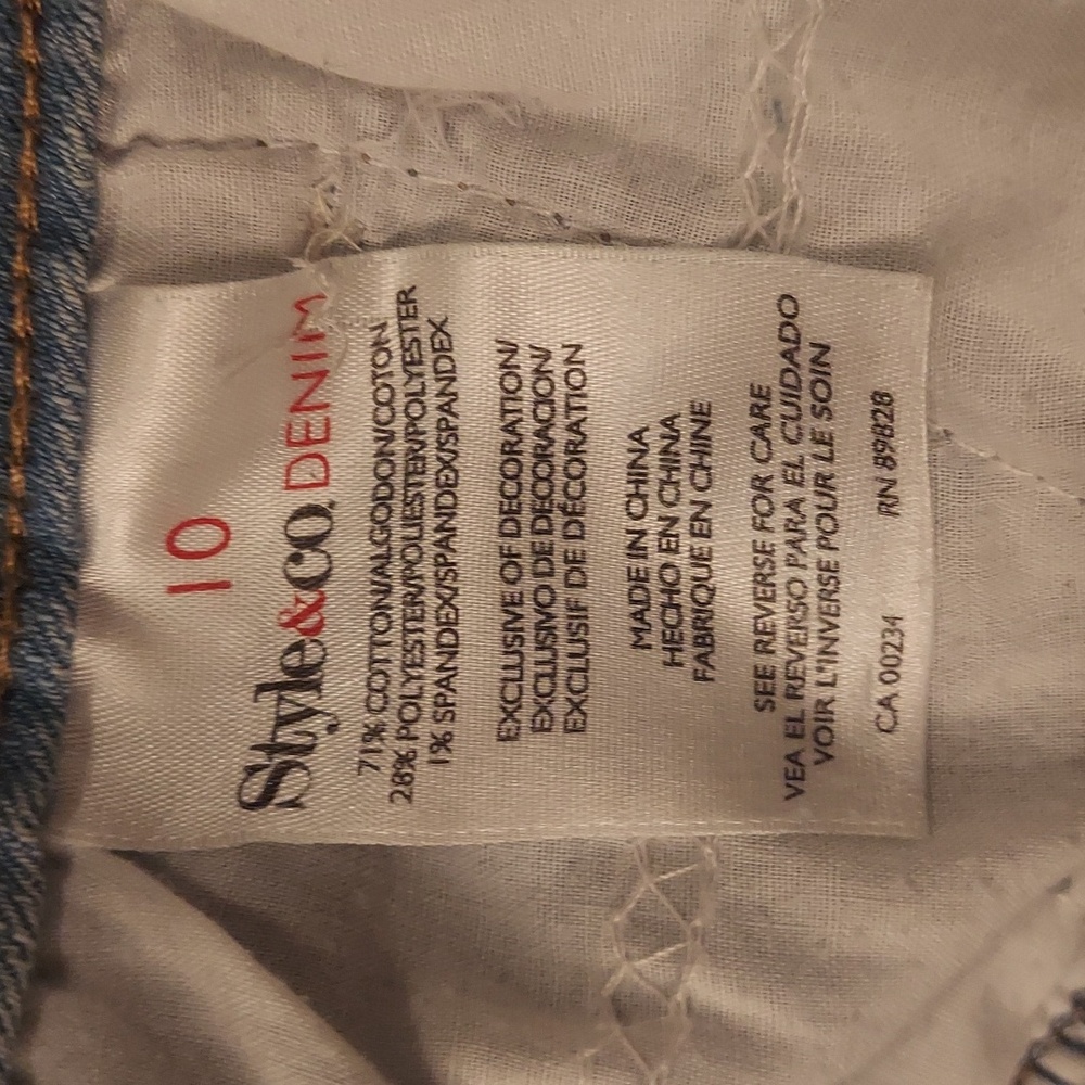 Style & Co. Blue Knee-Length Pencil Skirt - Picture 3 of 4